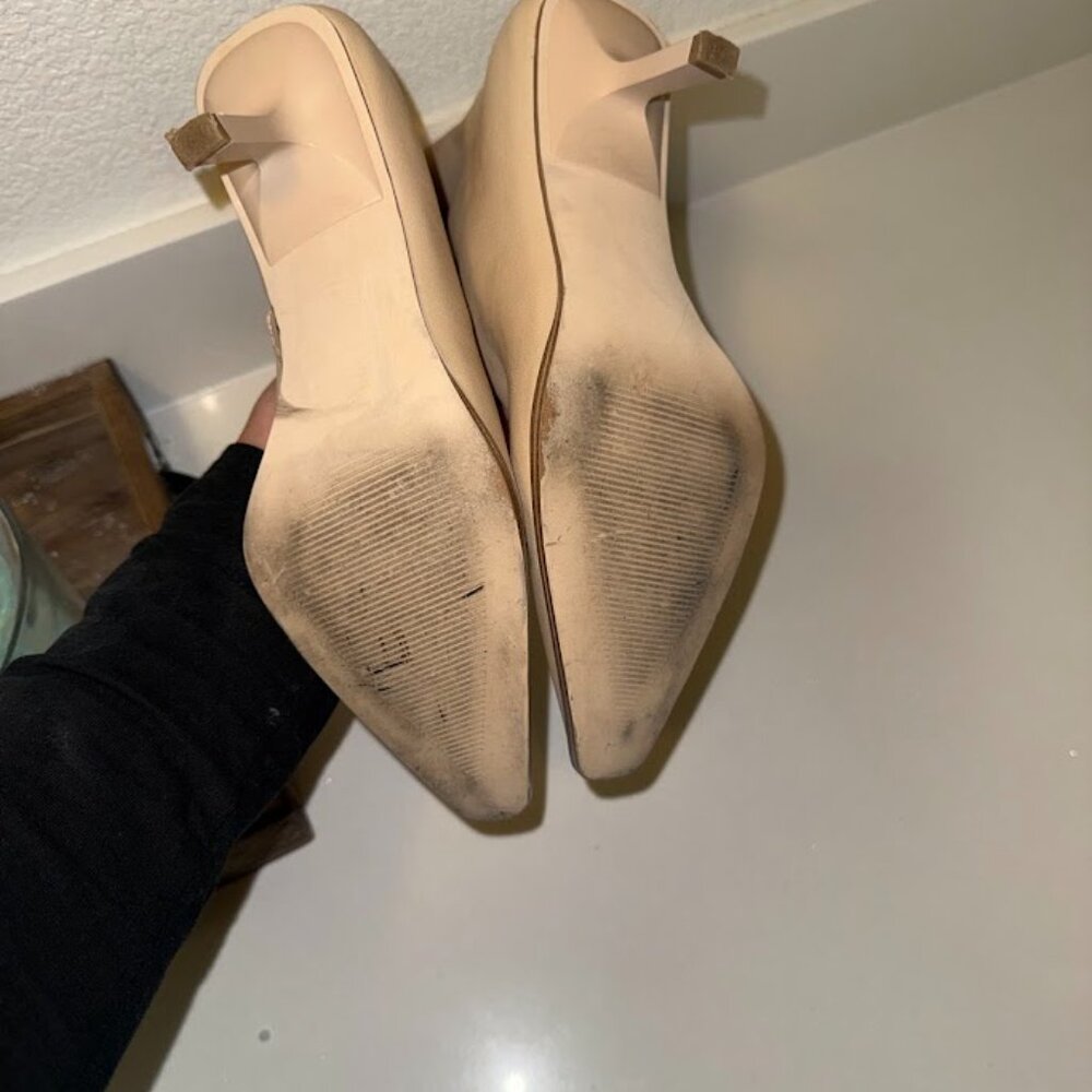 Steve Madden Briane Bootie In Bone Size 7 - image 4